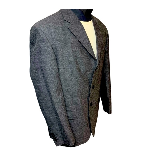 Missoni Wool Tweed Sport Coat Men 44 Charcoal Gray Single Breasted Blazer Italy - Picture 2 of 16